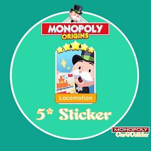Monopoly Go 5 star sticker# Set-14.Locomotion