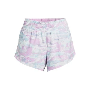 Avia Womens Running Shorts with Bike Liner Clover Print Medium - Picture 1 of 5