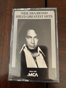 Neil Diamond His 12 Greatest Hits (Cassette) - Picture 1 of 2