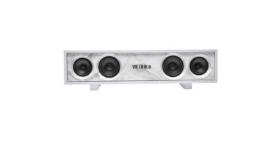 Victrola Glossy Bluetooth Surround Sound Hi-Fi 30-Watt Speaker VS-130-WHITE - Image 1 of 4