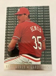 1995 Fleer Major League Prospects #3 Alan Benes St. Louis Cardinals - Picture 1 of 2