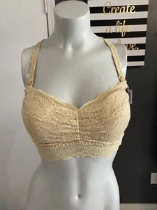 NEW Cosabella Never Say Never Mommie Nursing Soft Bra sz S Beige NEVER1304 - Picture 1 of 3