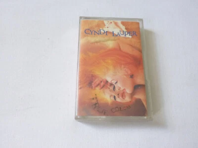 CYNDI LAUPER ~ TRUE COLORS ~ EPIC 1990 UK REISSUE SYNTH POP CASSETTE TAPE - Image 1 of 4