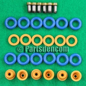 FUEL INJECTOR SERVICE KIT FITS HOLDEN STATESMAN VS V6 3.8L 1995-1999 INJECTORS - Picture 1 of 2