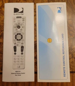 DIRECTV Universal Remote Control User Guide and Reference Card URC2482 - Picture 1 of 2