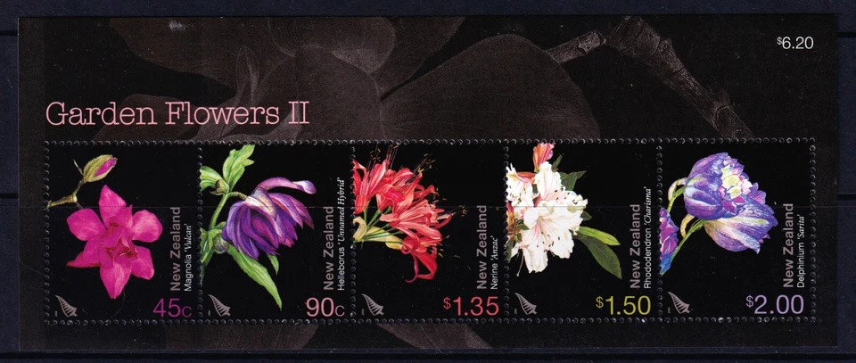 New Zealand 2004 Flowers Mint MNH Miniature Sheet SC 1954a - Image 1 of 1