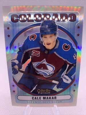 2021-22 O-Pee-Chee Platinum Retro Rainbow Cale Makar #R-59 - Image 1 of 2