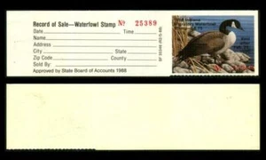 IN14 INDIANA State Duck Stamp $6.75 CANADA GOOSE 1989 MNH SEE PHOTOS Lot BK-297 - Picture 1 of 1