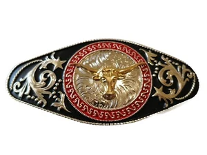 Cowboy big size belt buckle new - Picture 1 of 2