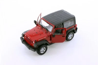 2007 JEEP WRANGLER RUBICON HARDTOP 1/24 scale DIECAST CAR WELLY 22489HWR - Image 1 of 4