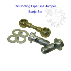 Juego de banjo de puente de tubería de refrigeración de aceite para motocicleta M10x1.25 para motor YX 140cc - Imagen 1 de 5