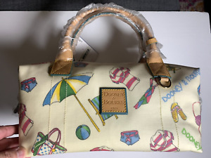 Dooney & Bourke Taylor Cole SB807 WH Small Duffle NWT White