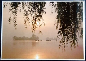 Sunrises on West Lake, Hangzhou, Song Dynasty, Fishing Boats, China - Picture 1 of 2