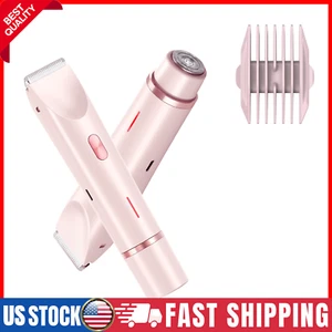 Dual head Bikini Trimmer for Women Wet/Dry Rechargeable Electric Shaver Women - Picture 1 of 10