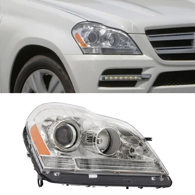 Halogen Headlight For 07-12 Mercedes GL350 GL450 GL550 Headlamp Passenger Side Foto 1 de 4
