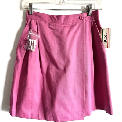 Izod Lacoste Golf Skort Shorts Tees Cotton Preppy Pink VTG USA Union NWT Small - Image 1 of 4