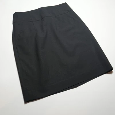 Falda Lápiz Banana Republic Talla 0P Elastizada Mezcla Lana Bolsillos Preciosa Esencial Foto 1 de 4