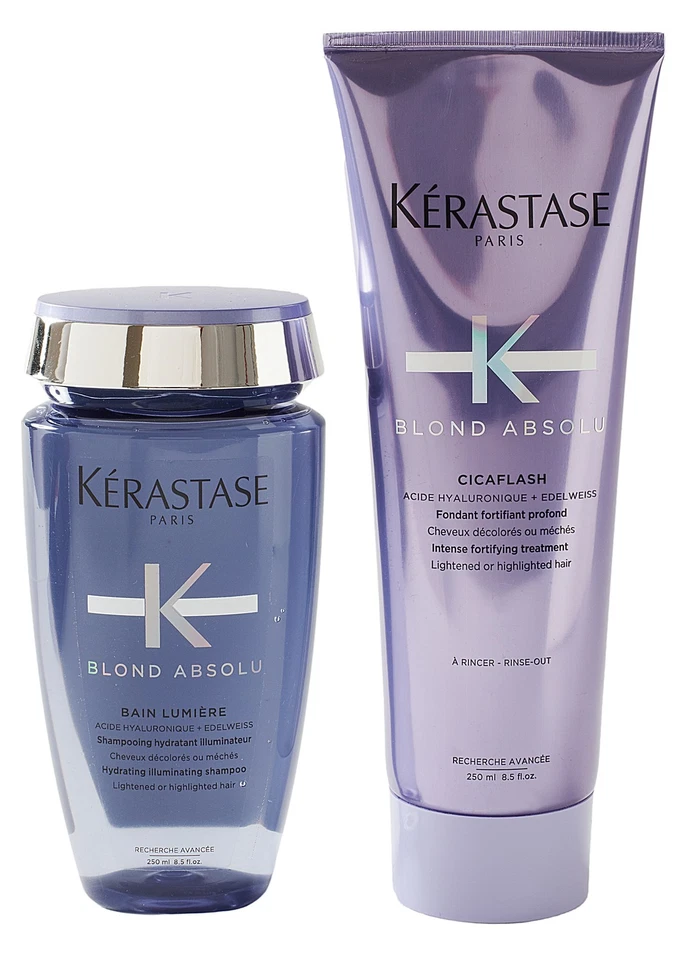 Kerastase Blond Absolu Bain Lumiere & Absolu Cicaflash Conditioner 8.5 oz ea. - Image 1 of 1