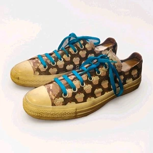 Converse All Star Lo Cupcake Print RARE Unisex M8/W10 "Raise Loving" ChuckTaylor - Picture 1 of 18