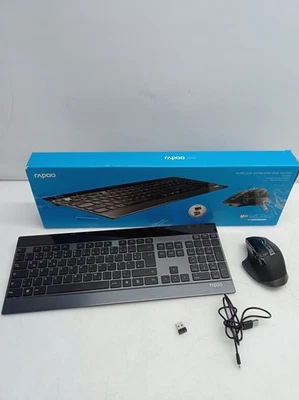 Set tastiera e mouse Rapoo 9900M - nero - Immagine 1 di 4