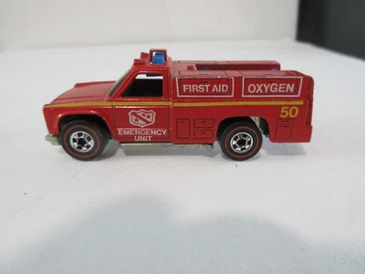 Hot Wheels Redline 1975 Flying Colors Emergency Squad Hong Kong 1st Aid & Oxygen - Image 1 of 4