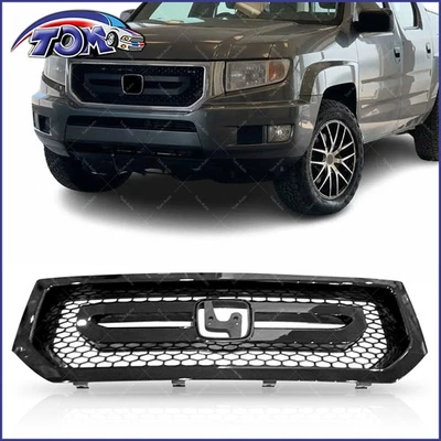 New Grille Grill For 2009-2011 Honda Ridgeline 71100-SJC-ZZ00 71100-SJCX-A2 Foto 1 de 4
