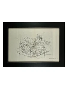 Alberto Giacometti Offset Lithograph Maeght 1954 - Picture 1 of 7