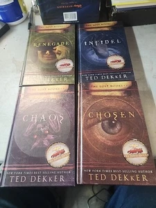 The Lost Books Vol. 1, 2 ,3,4 Ted Dekker Novels Chosen Infidel Renegade Chaos - Imagen 1 de 2