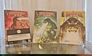 Godzilla SDCC 2025 Signed Art Adams blind bag Trade Comic book Lot *ONLY 1 COA* - Picture 1 of 7