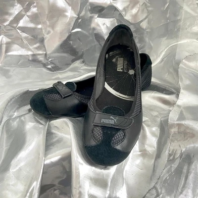 Puma ballet flats y2k vintage archive black, women's size 6.5 - Image 1 of 4
