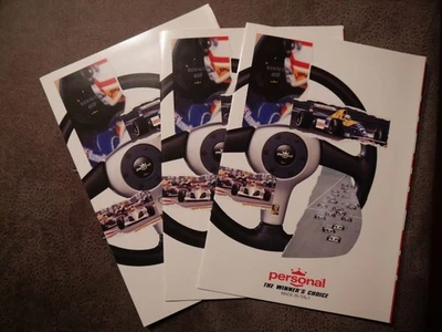 3x brochure personal steering wheel BMW Mercedes Audi VW Opel Motorsport F1 - Image 1 of 4