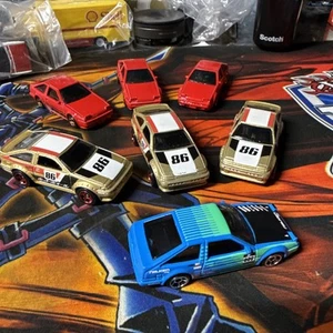 Hot Wheels Toyota AE86 Corolla & Sprinter Trueno Set 7 Loosies Falken Apex  - Bild 1 von 6