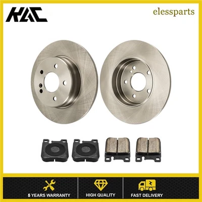 Rotores de disco trasero y pastillas de freno 34100 D603 para Mercedes-Benz E300 CLK320 1998-1999 Foto 1 de 4