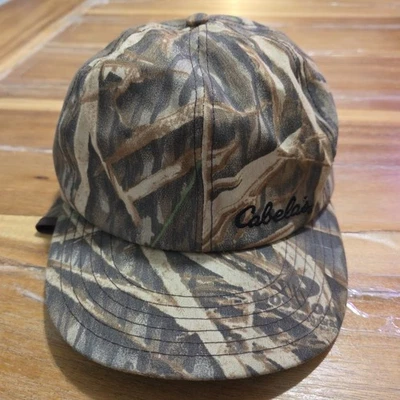Vintage Cabela's Hunting Outdoor Camo Hat Cap Ear Flap Size Medium MADE IN USA - Image 1 of 4