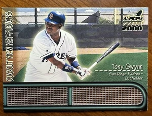 2000 Pacific Aurora Dugout View Net Fusions Insert TONY GWYNN #17 HOF Padres - Picture 1 of 2