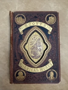 Poetical Works of Sir Walter Scott, Gall & Inglis, with engravings. C.1880s - Picture 1 of 13