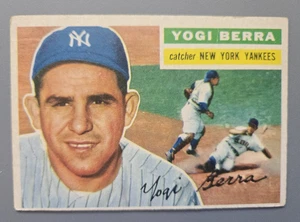 1956 Topps Yogi Berra Gray Back #110 New York Yankees - Picture 1 of 2