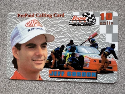 Finish Line Racing Jeff Gordon 10 Unit Expired Platinum Promo Phone Card Rare! - Image 1 of 2