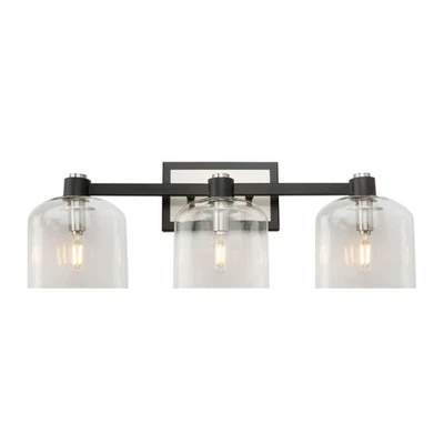 Tocador de baño Artcraft Lighting AC11693NB Lyndon usado - 3 luces Foto 1 de 4