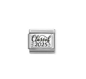 Nomination Italy Componibile Classic Link Classe del 2025 Charm Gioielli NUOVO - Foto 1 di 7