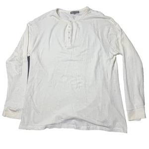Slate & Stone Long Sleeve Waffle-Knit Henley Shirt Sz 2XL Preowned - Picture 1 of 8