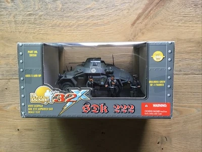 Ultimate Soldier 20250 немецкий танковый серый SDK 222 Recon Recce бронированный автомобиль 1:32  - Изображение 1 из 4