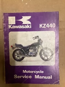 KAWASAKI Z440,KZ440,440 LTD 1980,1981,1982 FACTORY WORKSHOP MANUAL - Picture 1 of 1