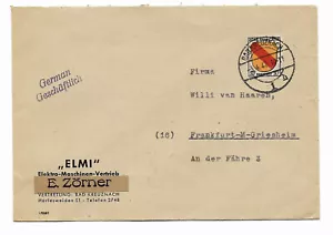 Frz.Zone Mi.Nr. 10 EF auf Geschäftspapiere , Bad Kreuznach 3.4.47 ( 5456 ) - Bild 1 von 1