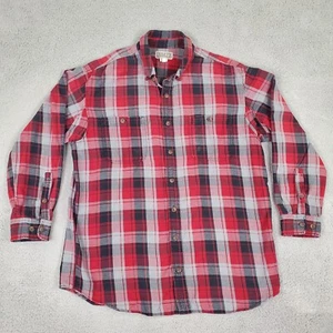 Duluth Trading Co Flanellhemd Herren XLT XL Tall rot kariert - Bild 1 von 13