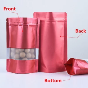 100-1000X Smell Proof Mylar Bag Stand Up Aluminum Foil Pouch Resealable Zip Lock - Picture 1 of 16