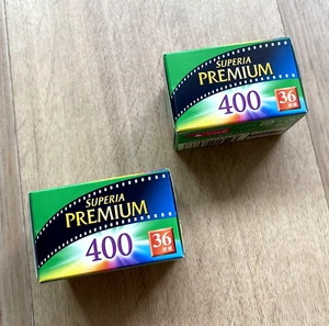2 Sets Fujifilm Fuji Color Superior Premium 400 36 Shots 135 PREMIUM 400 From JP - Picture 1 of 11