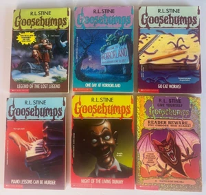 Goosebumps R.L. Stine Book Lot Of 6 - Picture 1 of 2