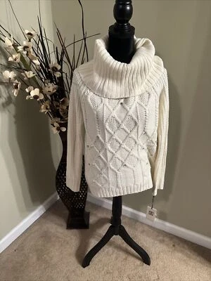 Suéter blanco para mujer IVANKA TRUMP talla pequeña nuevo Foto 1 de 4