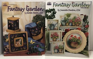 Juanita Denton - Fantasy Garden: Volumes I & III - Decorative Painting Guides - Foto 1 di 7